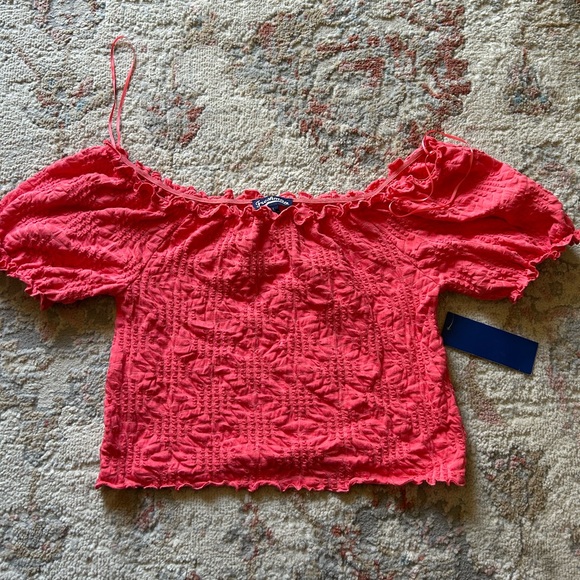 Freshman Tops - Scrunch crop top